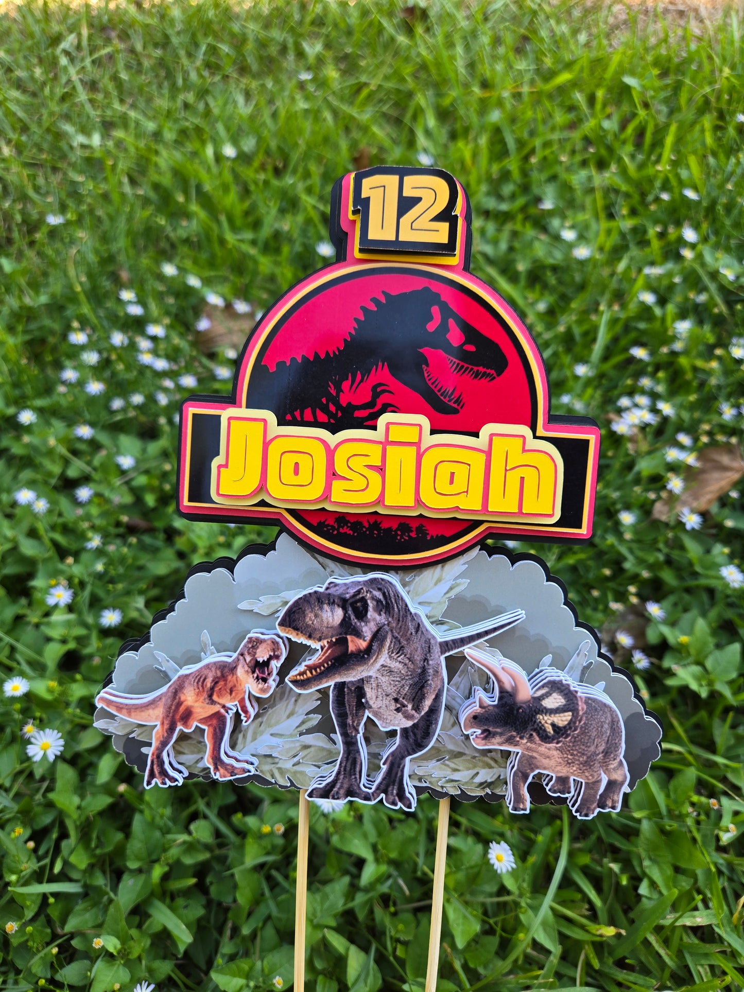 Jurasic Park Cake topper