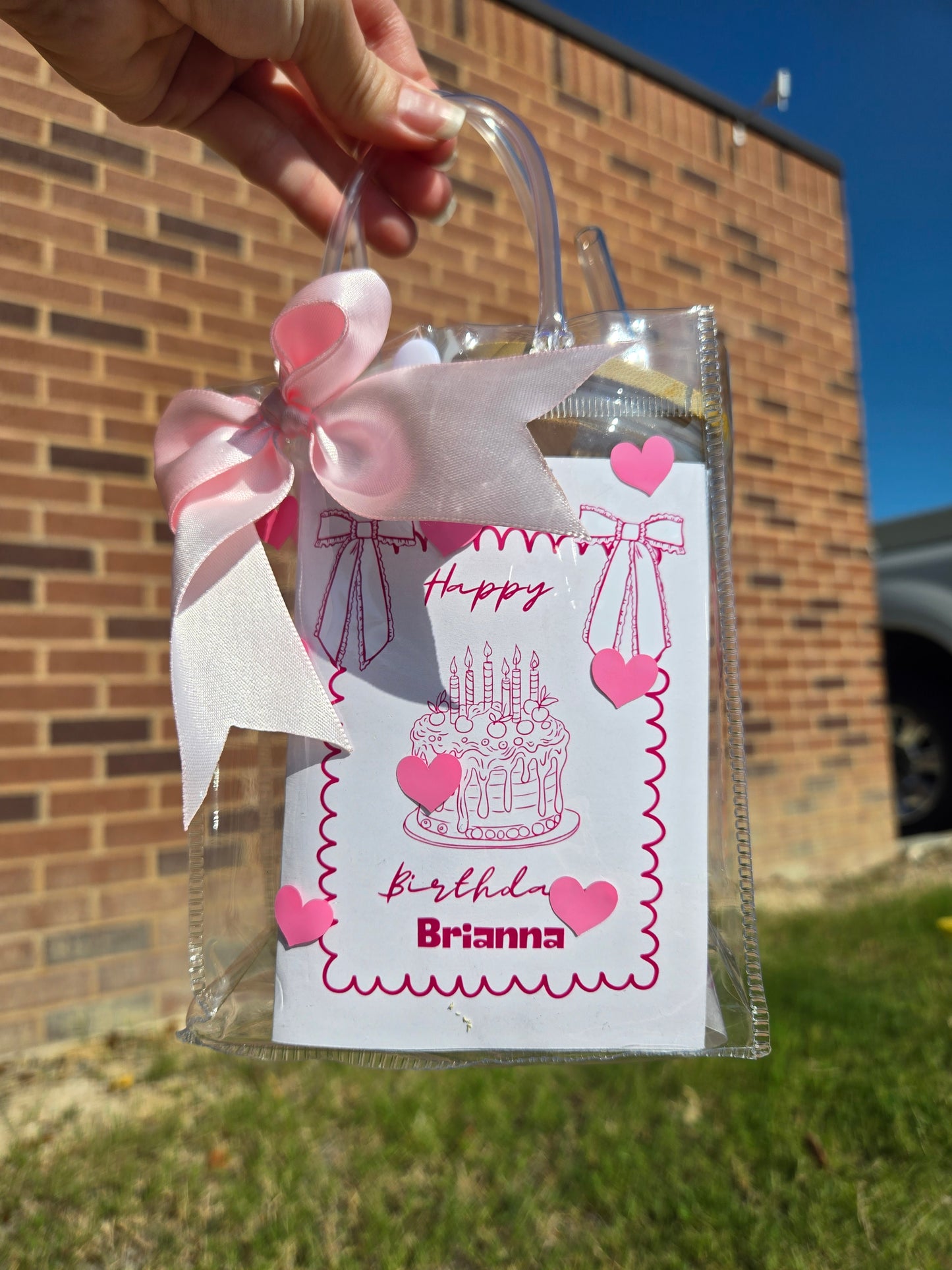 Custom Gift | Cup-bag-custom card