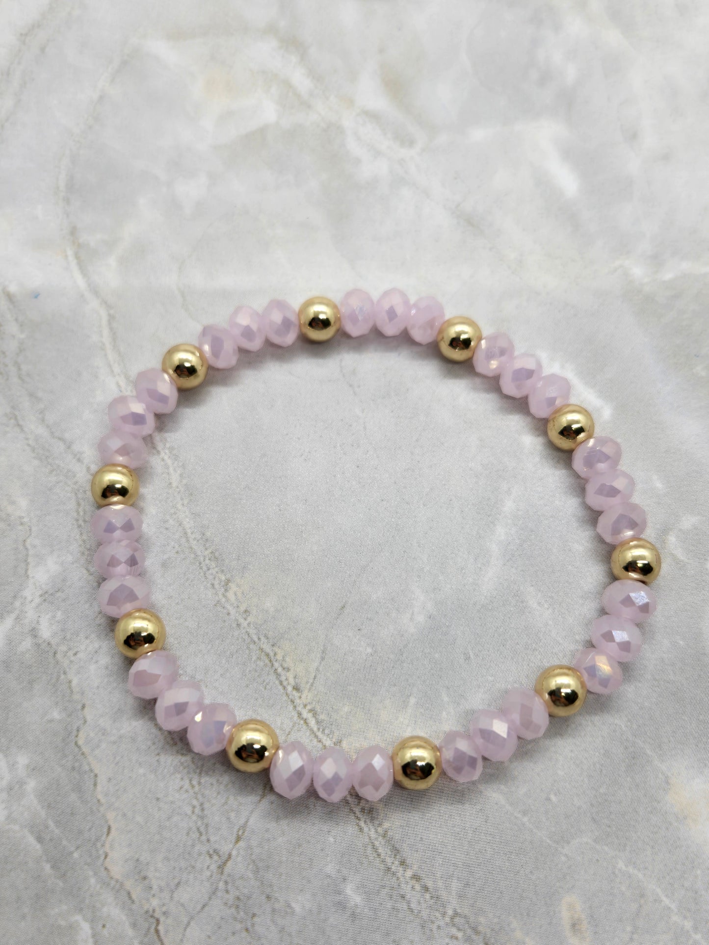 Pink and Gold Bracelet