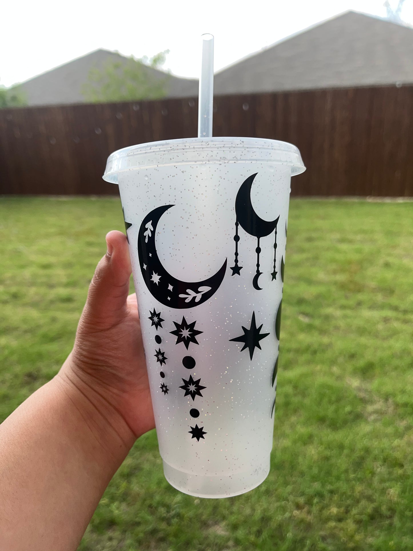 CELESTIAL MOON CUP. Custom name cup