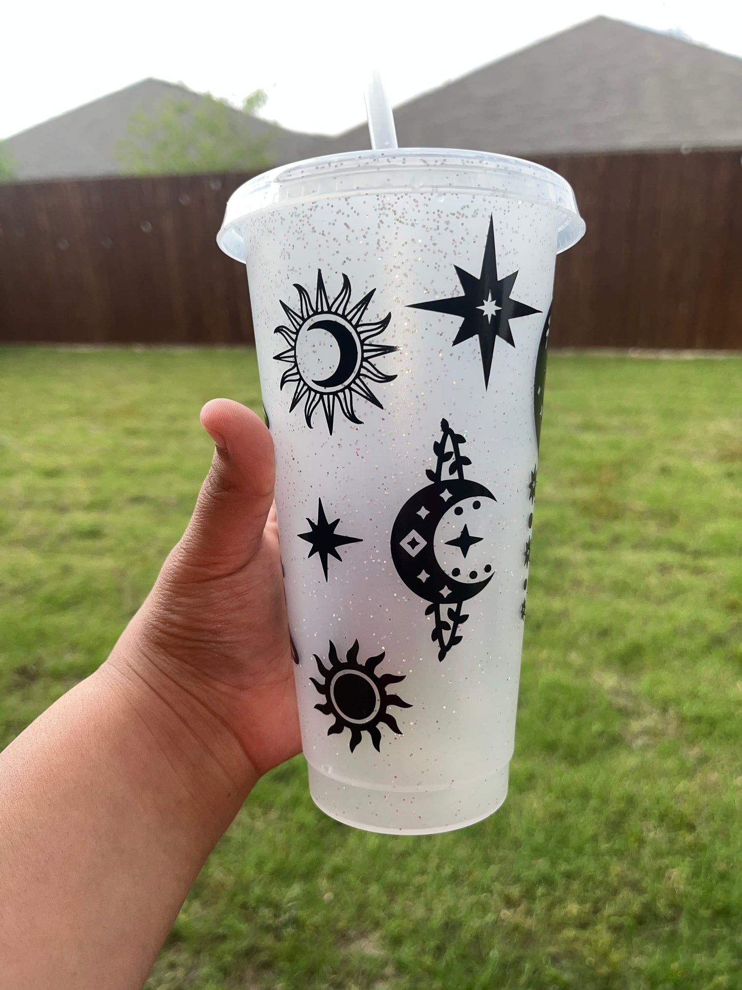 CELESTIAL MOON CUP. Custom name cup