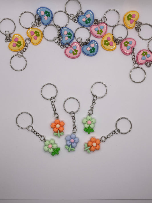 Cute Flower Keychain