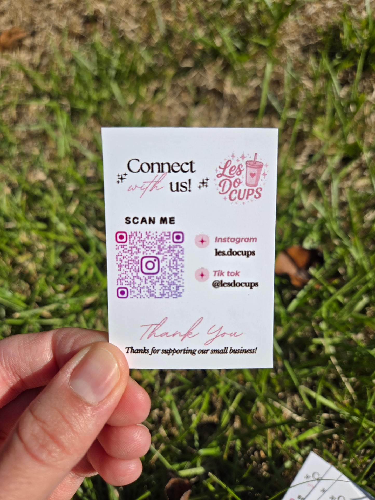Small qr code cards 48 qty