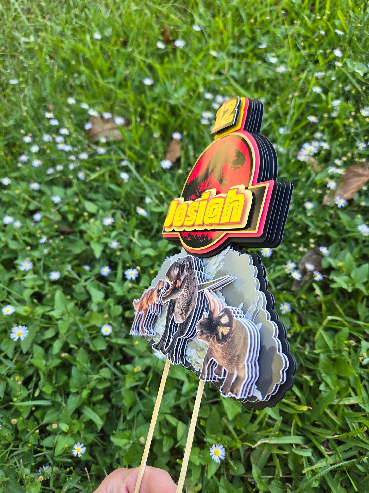 Jurasic Park Cake topper