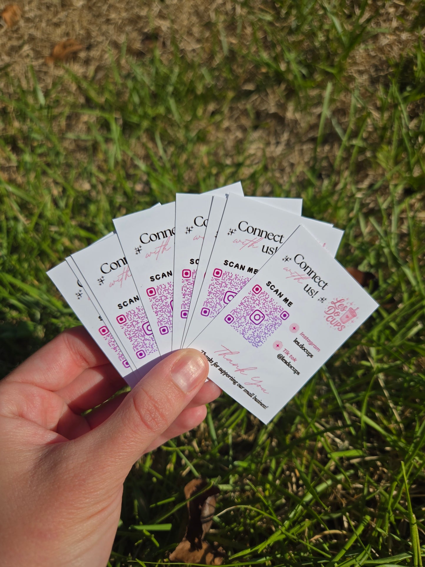 Small qr code cards 48 qty