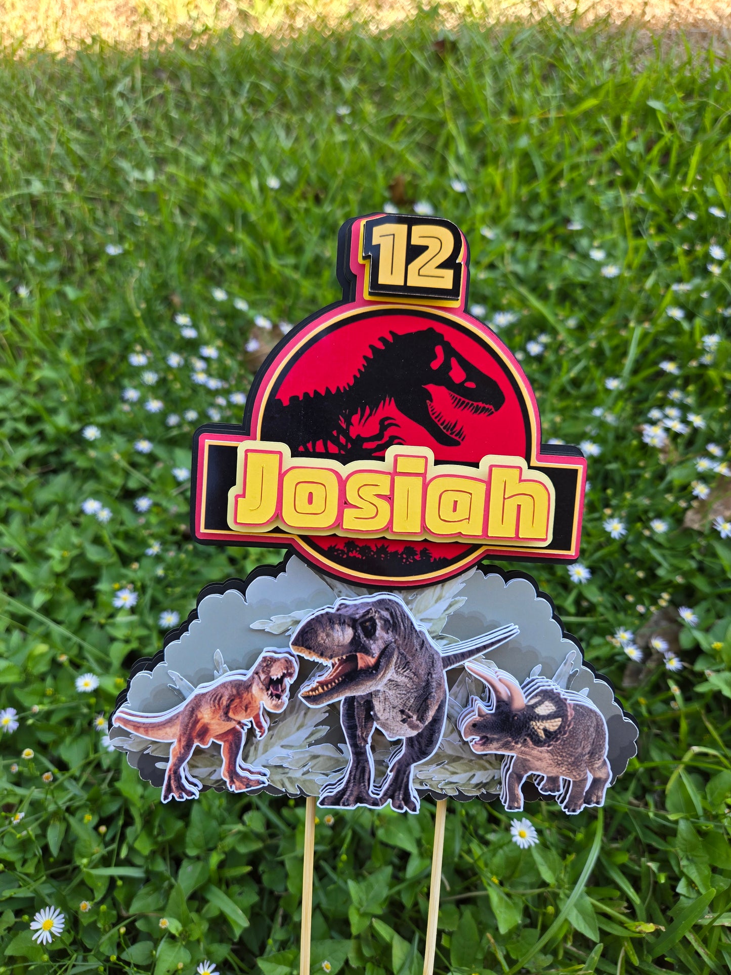 Jurasic Park Cake topper