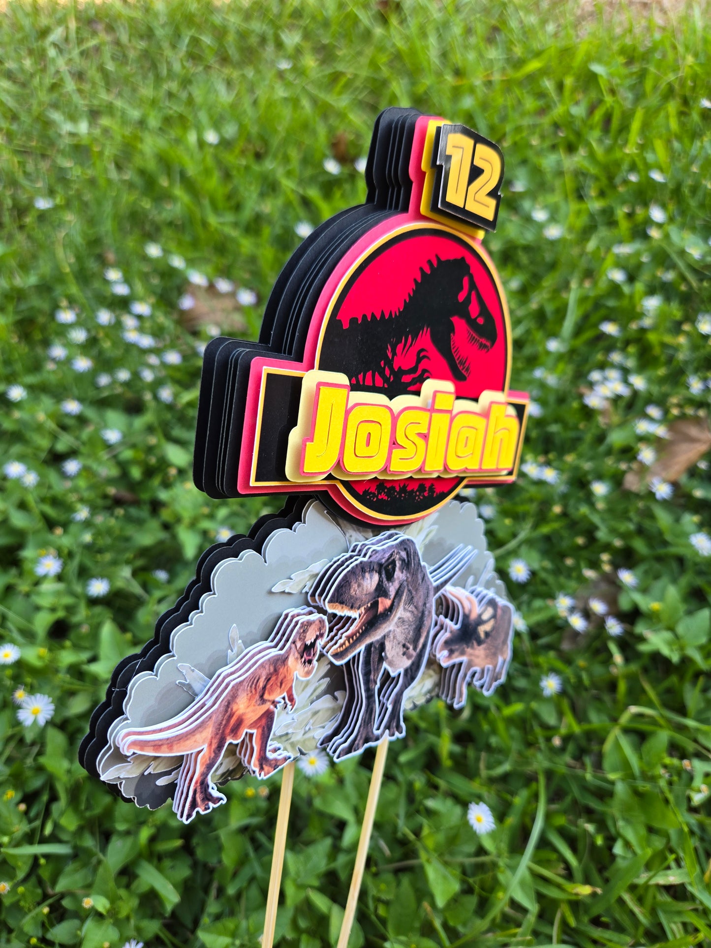 Jurasic Park Cake topper