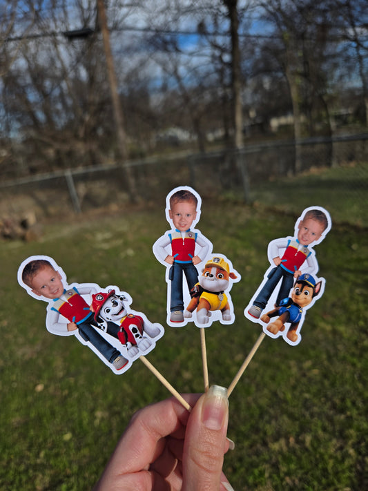 Custom Cupcake toppers 12ct