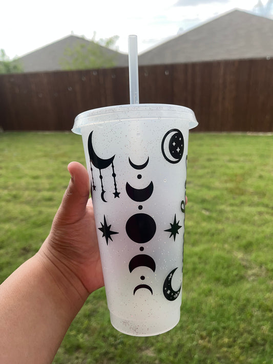 CELESTIAL MOON CUP. Custom name cup