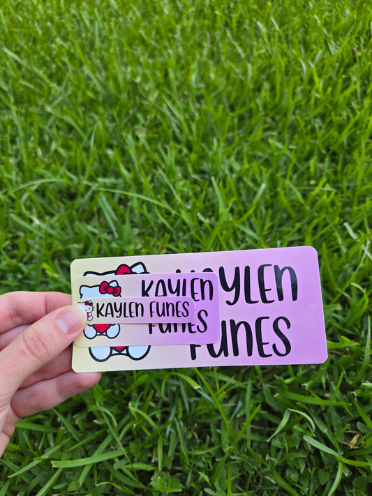 Back to school custom stickers
