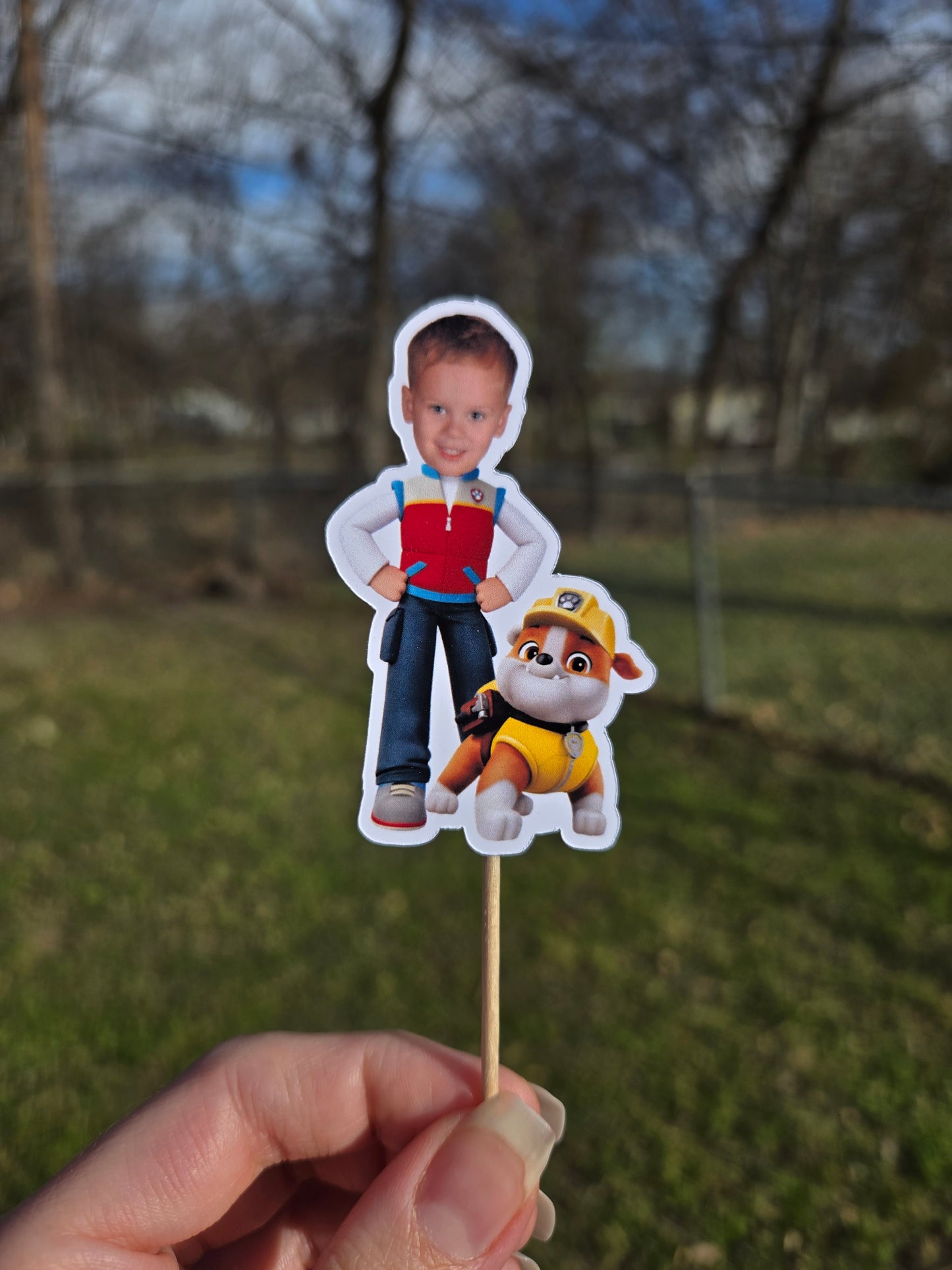 Custom Cupcake toppers 12ct