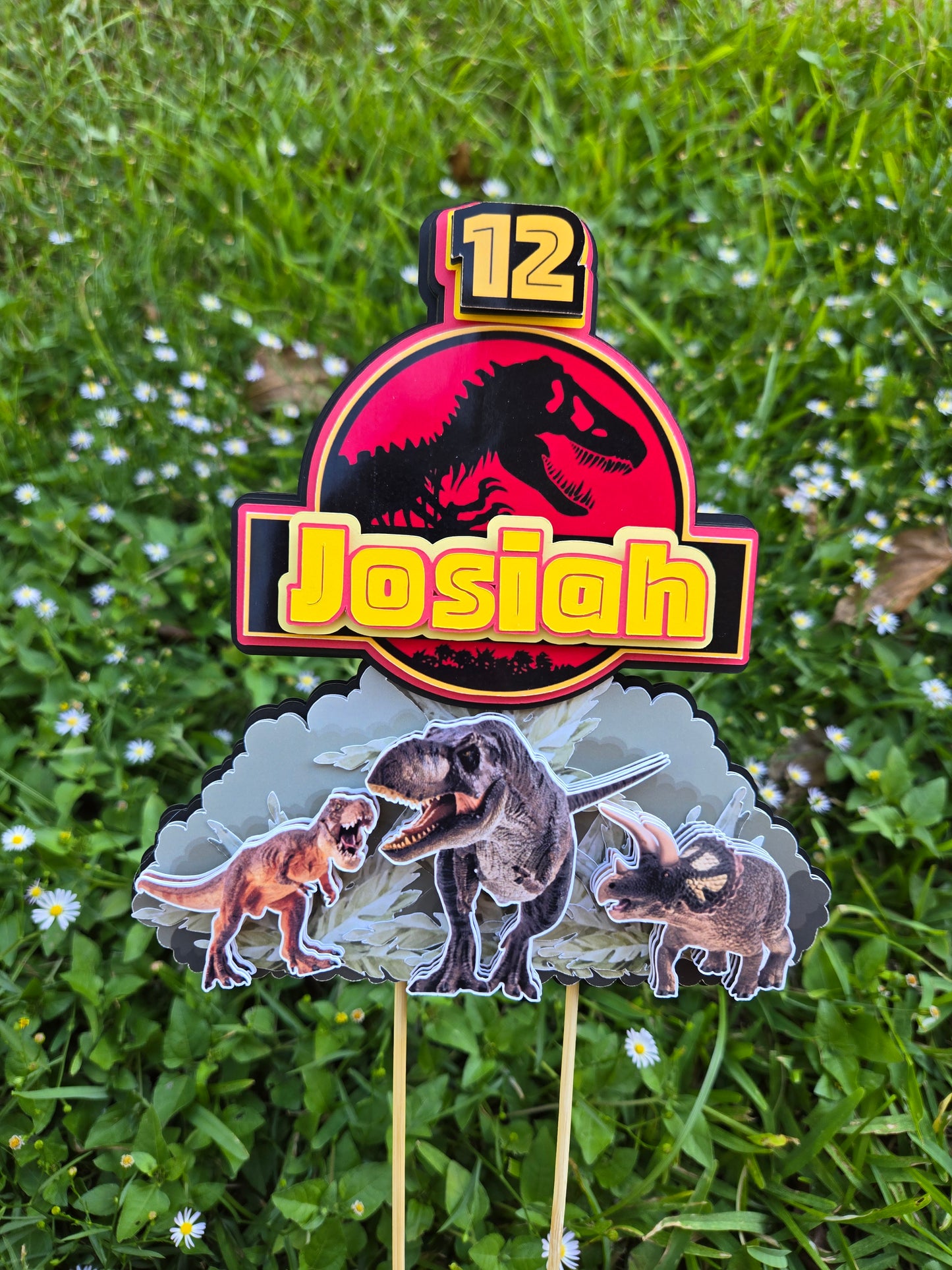 Jurasic Park Cake topper